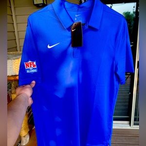 Mens Nike NFL Alumni Golf Polo Blue - NWT - Medium
